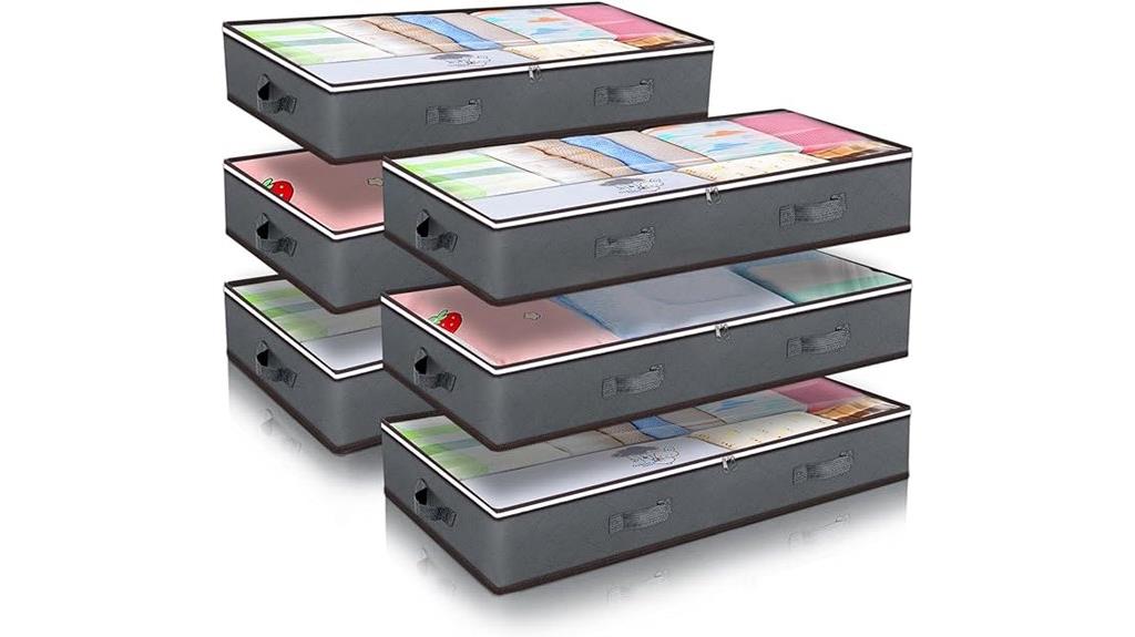 six pack under bed storage