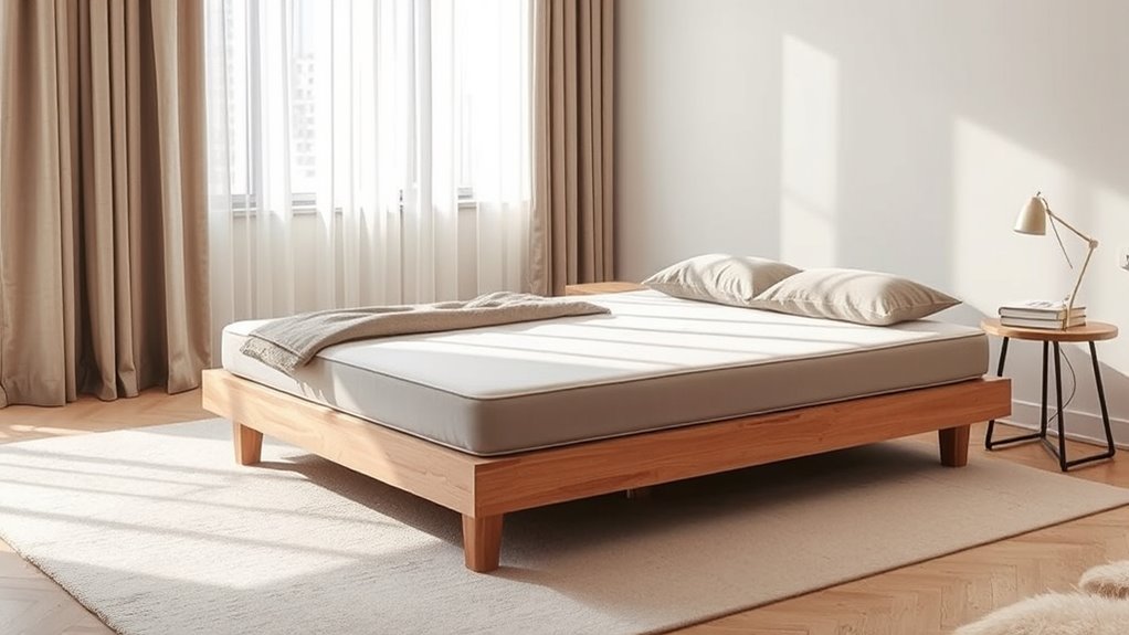 sleek functional bedroom storage