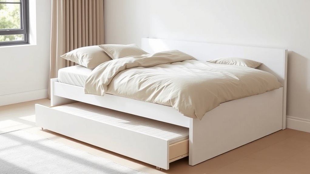 space saving trundle bed frames