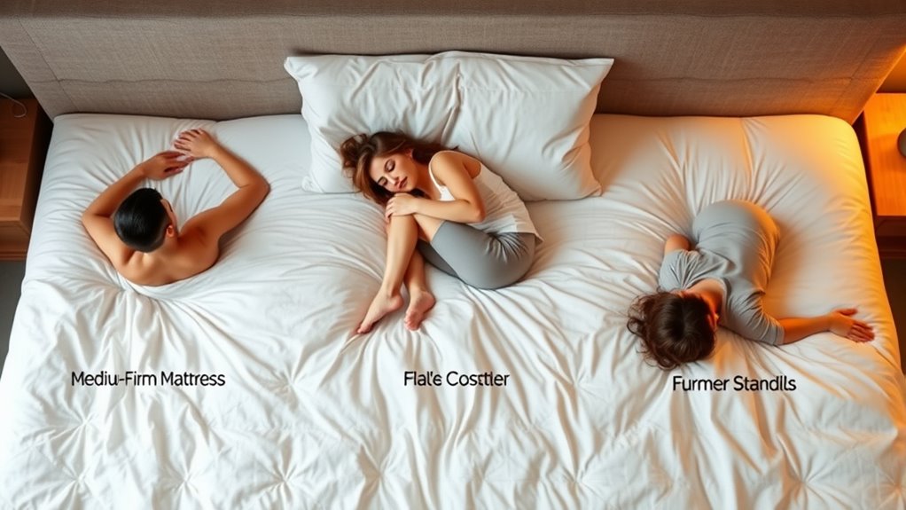 support tailored to sleep position