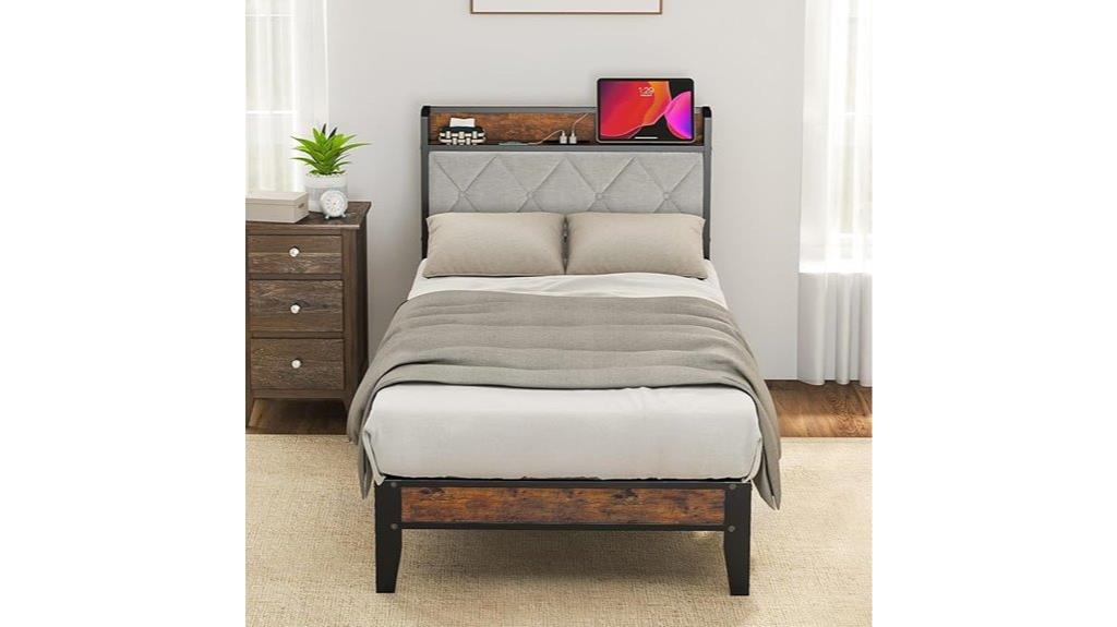 sweetcrispy twin bed frame
