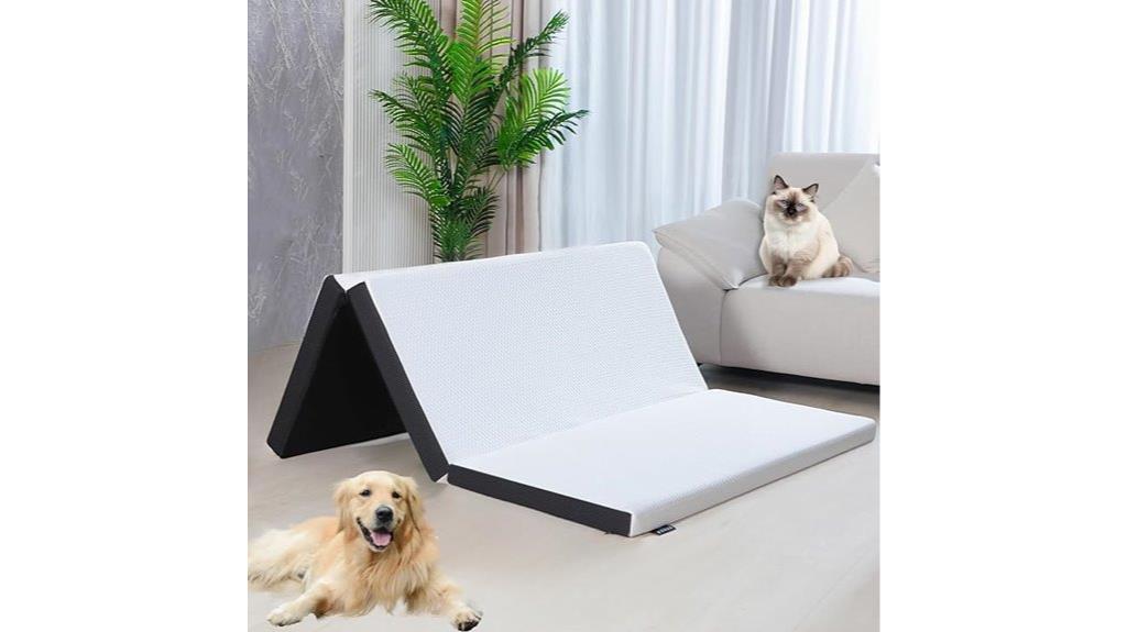 travel friendly foldable foam mattress