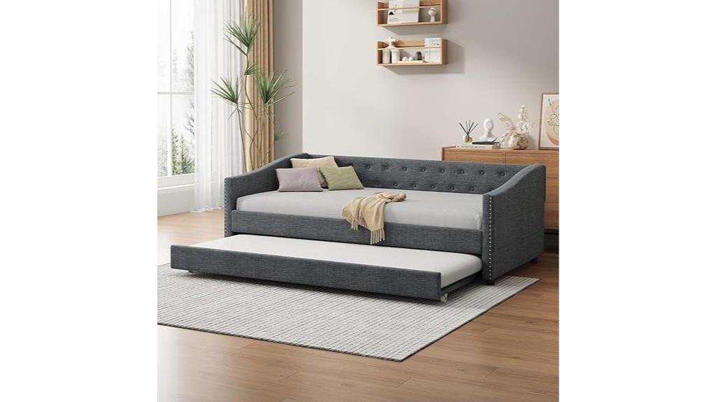 twin daybed with trundle