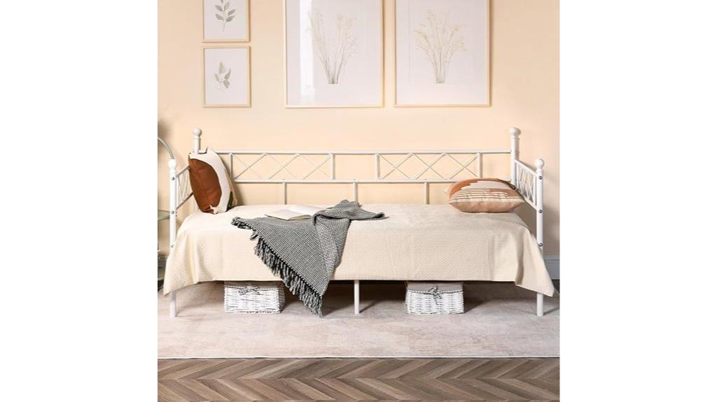 twin metal bed frame