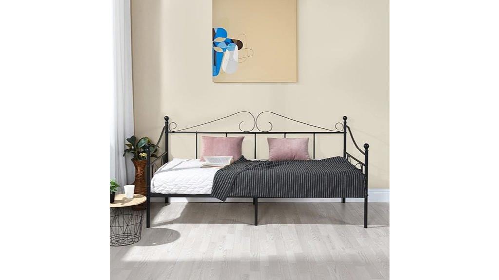 twin metal daybed frame