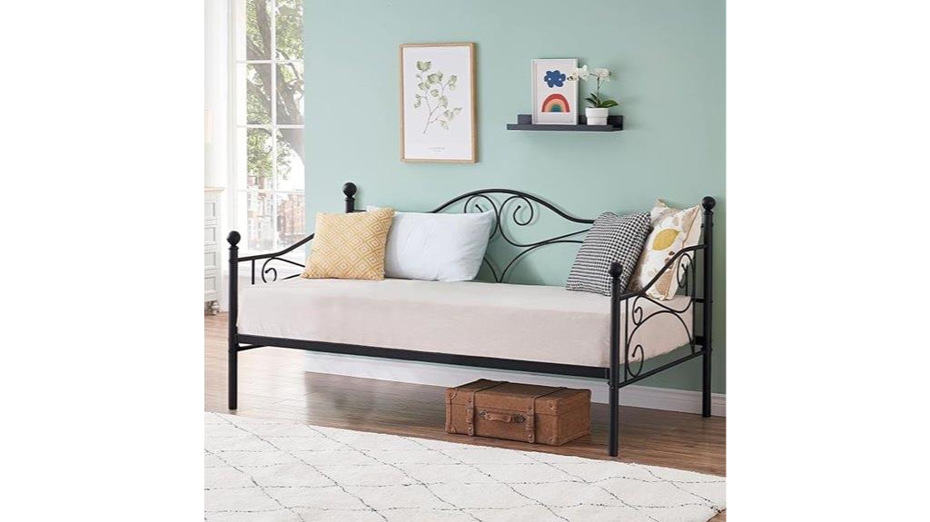 twin metal daybed frame