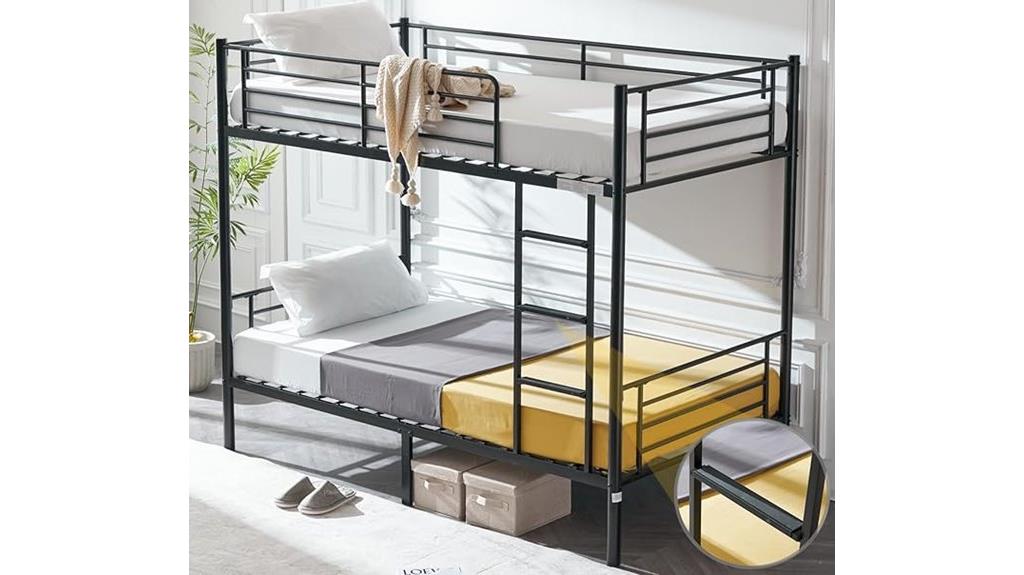 twin over twin bunk bed