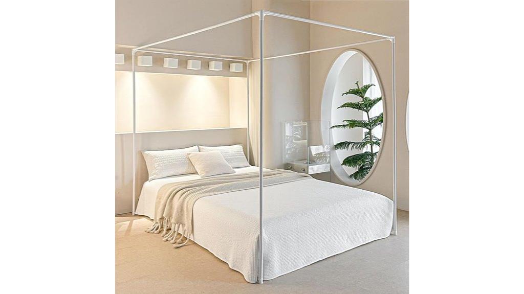 twin size canopy bed