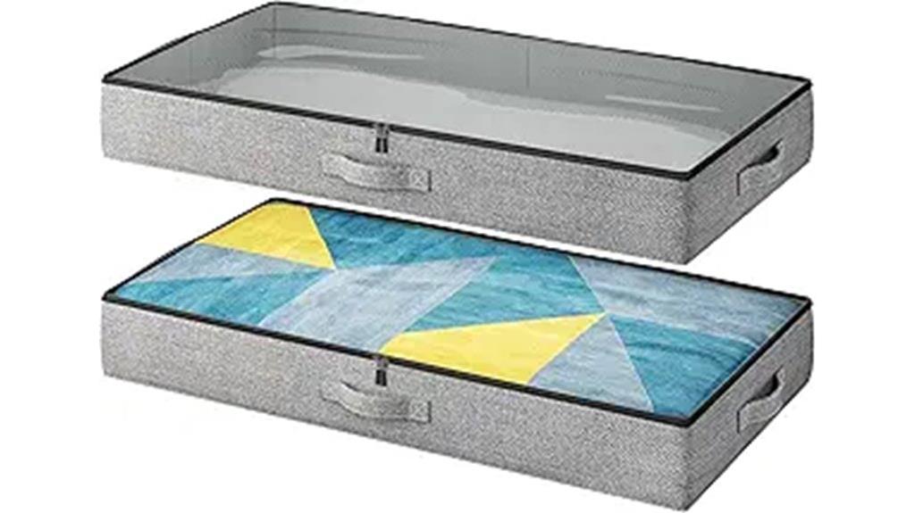 two storage containers
