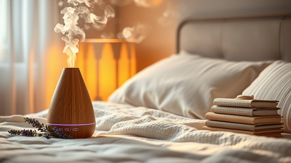 use calming aromatherapy nightly