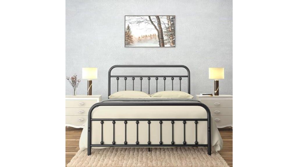 victorian wrought iron bed