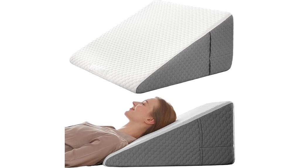 12 inch support wedge pillow
