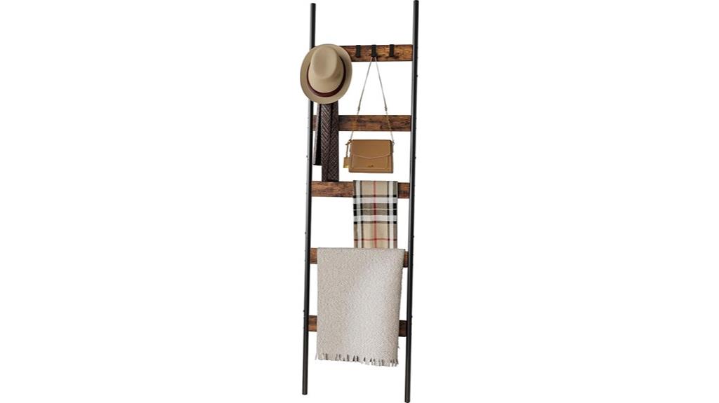 5 tier towel and blanket ladder