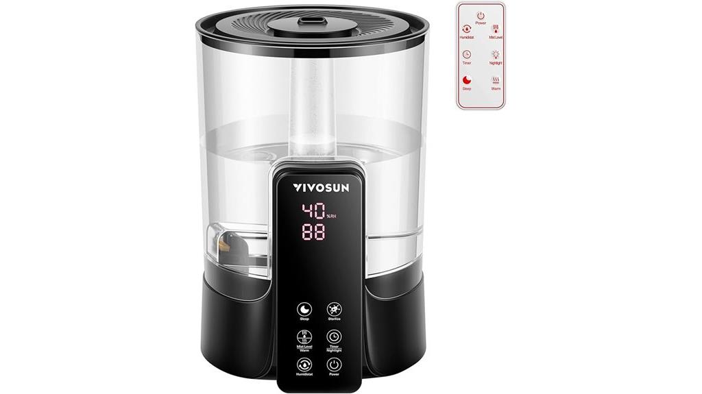 6l ultrasonic humidifier with oils