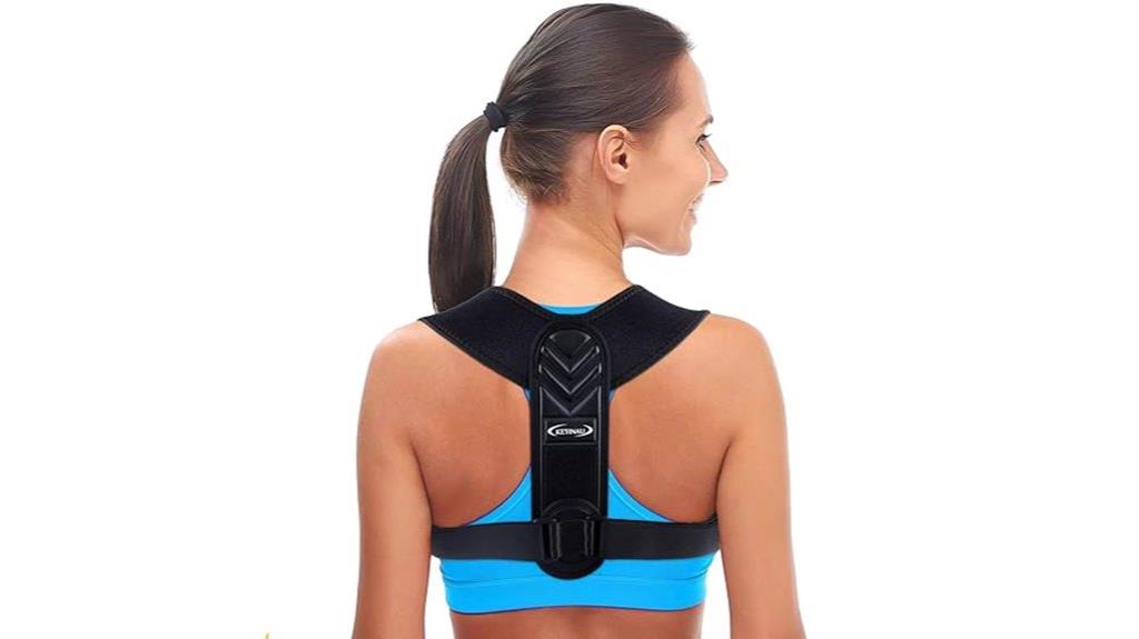 adjustable back posture brace
