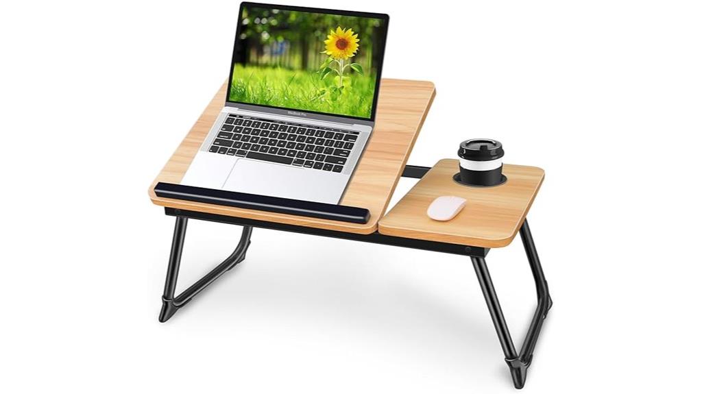 adjustable bed desk