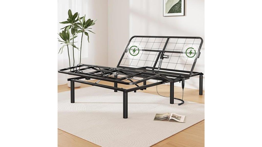 adjustable bed with wireless remote