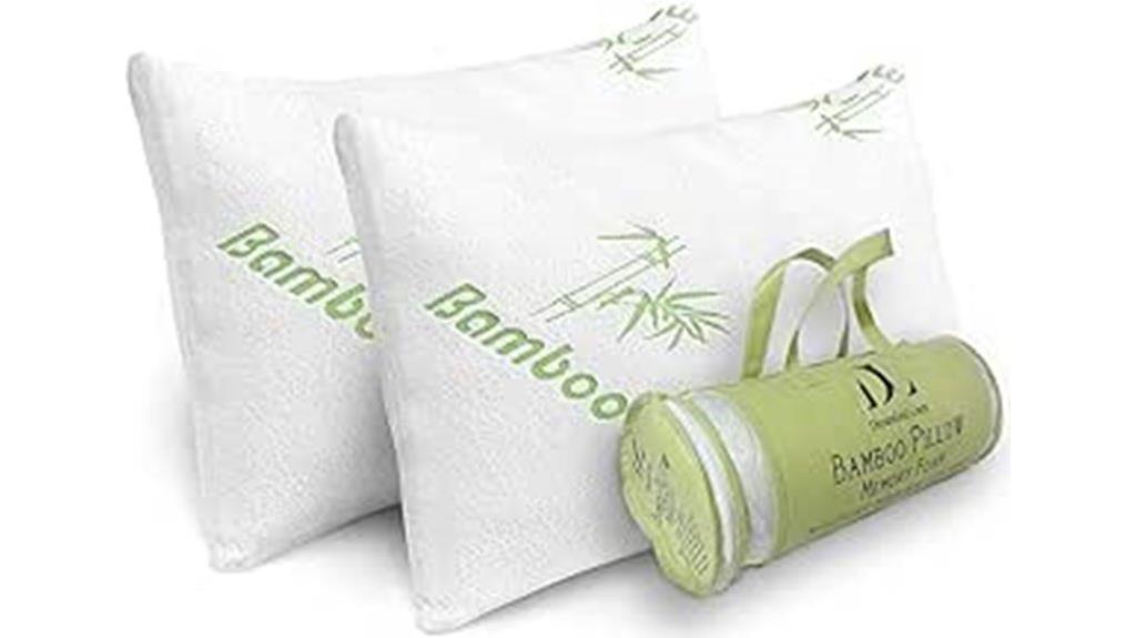 adjustable king memory pillows