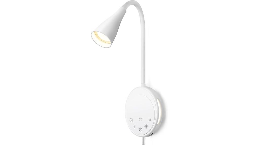 adjustable led bedside lamp