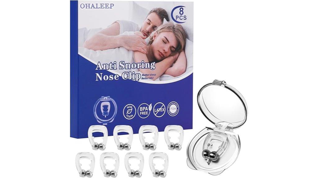 adjustable magnet nose clip