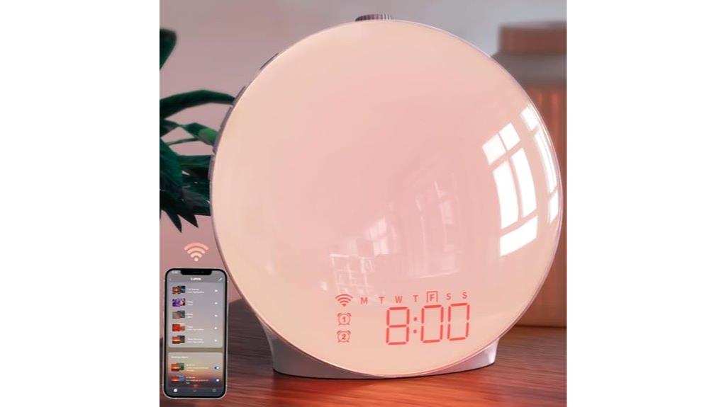 alarm clock with nightlight