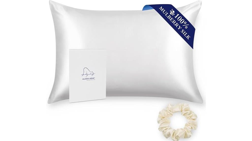 alaska bear silk pillowcase