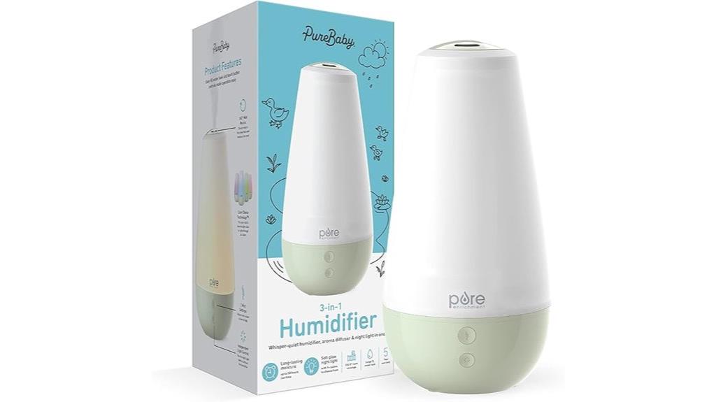 baby humidifier with night light