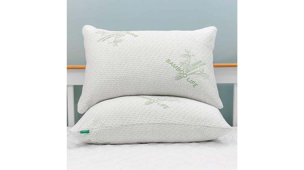 bamboo shredded memory pillows