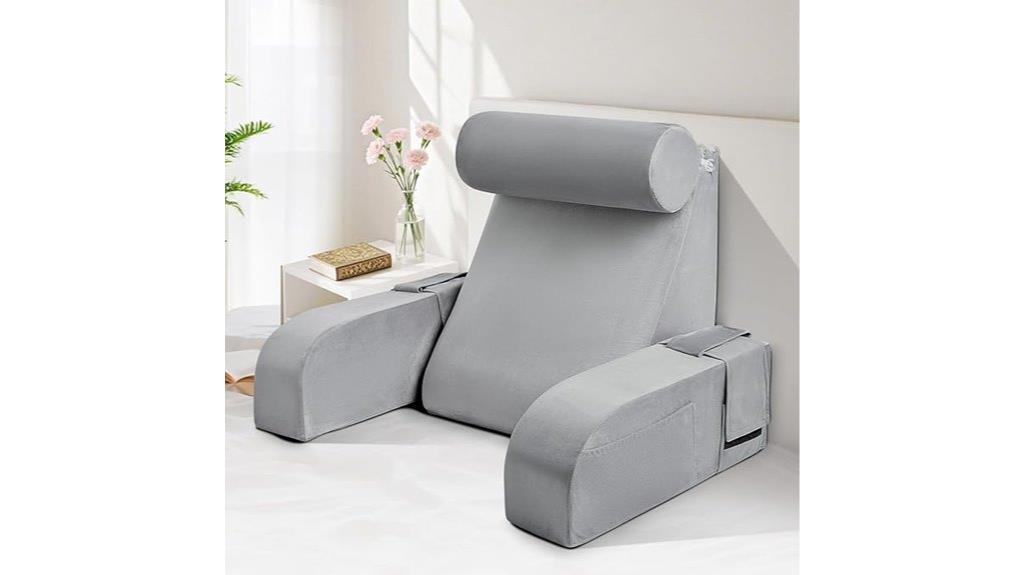 bed pillow with pockets