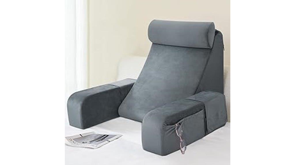 bed sitting comfort pillow