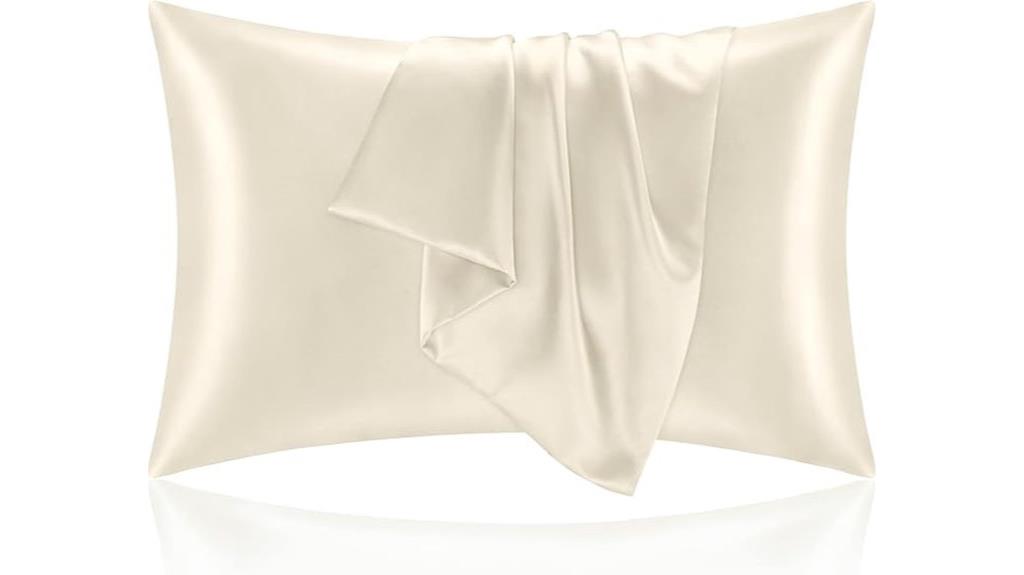 bedelite beige satin pillowcases