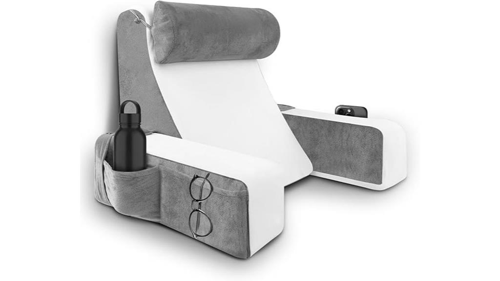 bedside armrest support pillow
