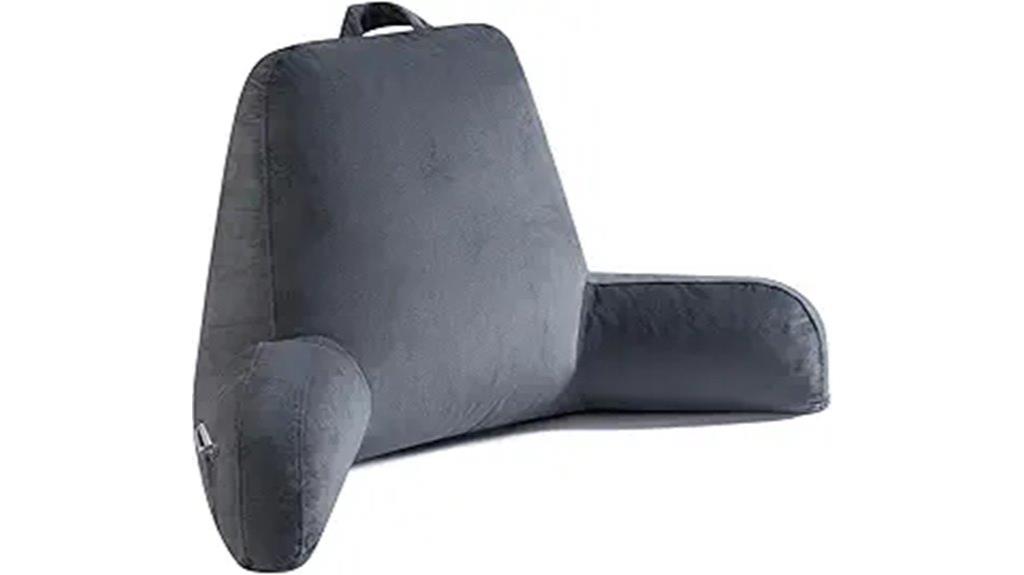 bedside reading pillow