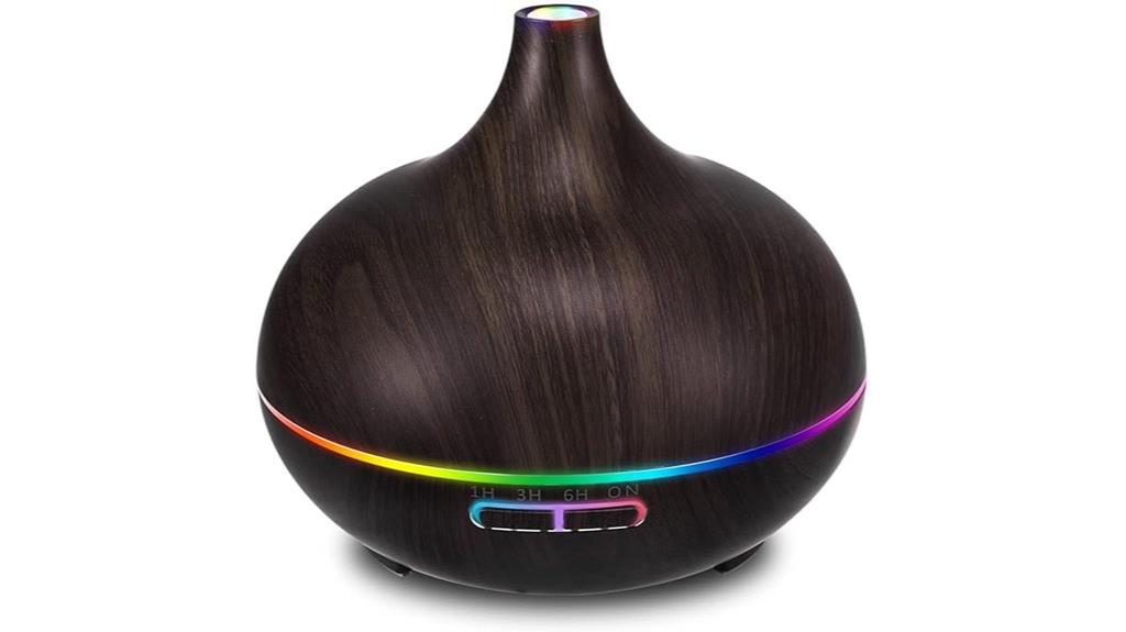 black 550ml essential oil diffuser