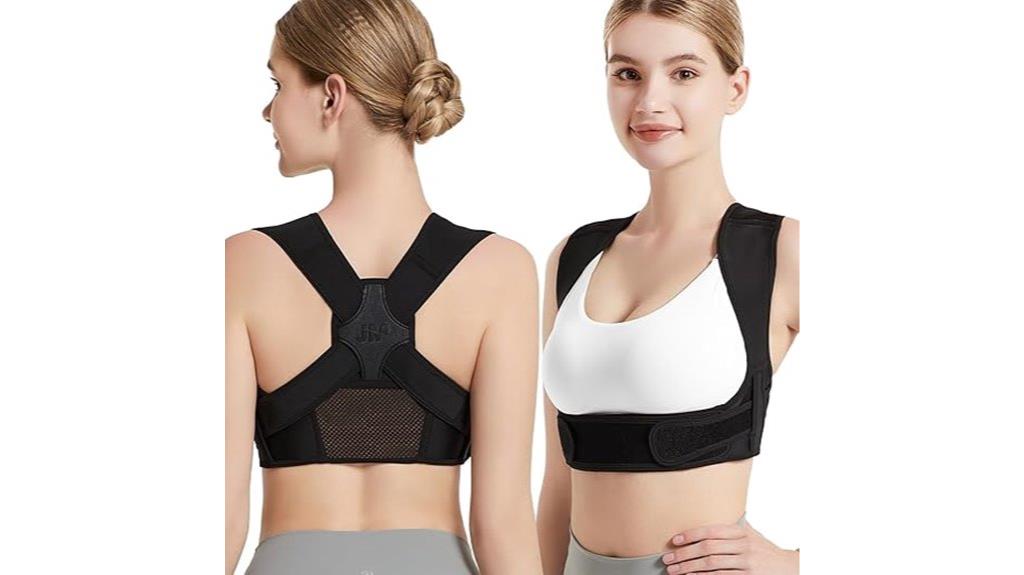 black small posture support