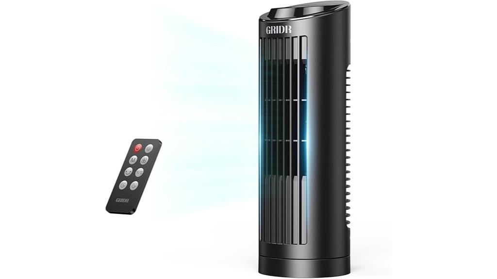 bladeless fan with remote