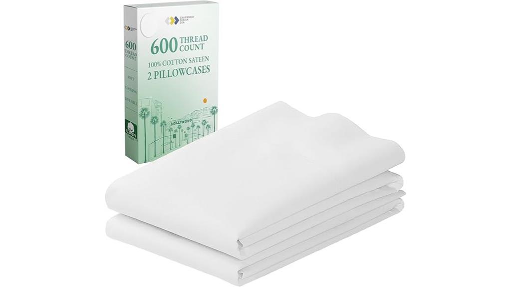 california cotton pillowcases set