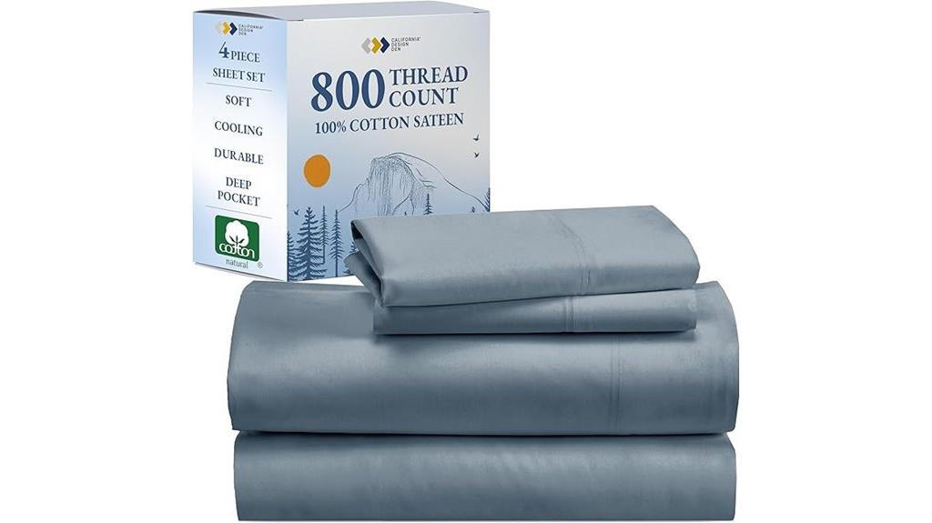 california cotton sateen sheets