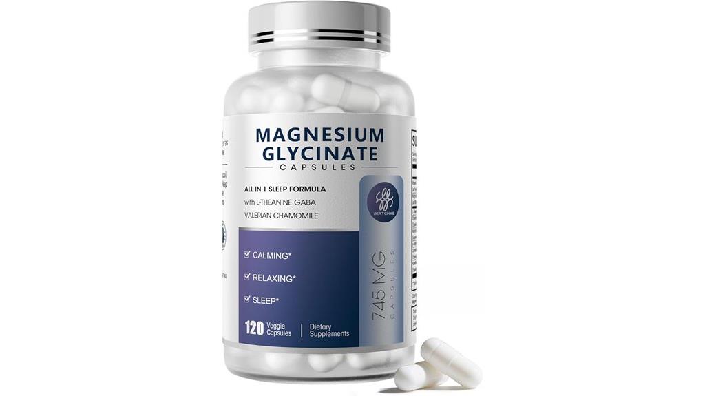 calming magnesium supplement capsules