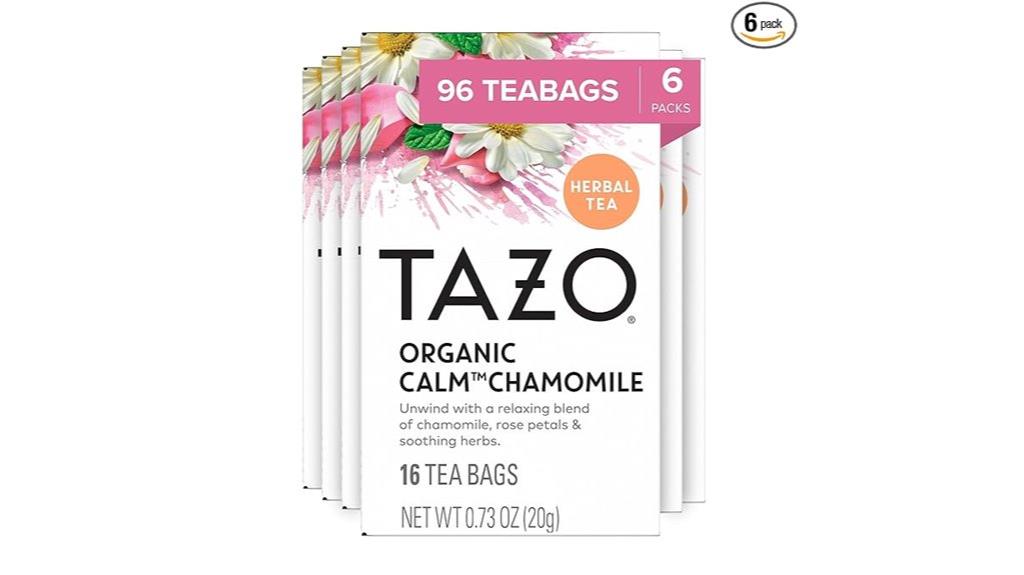 chamomile herbal tea bags