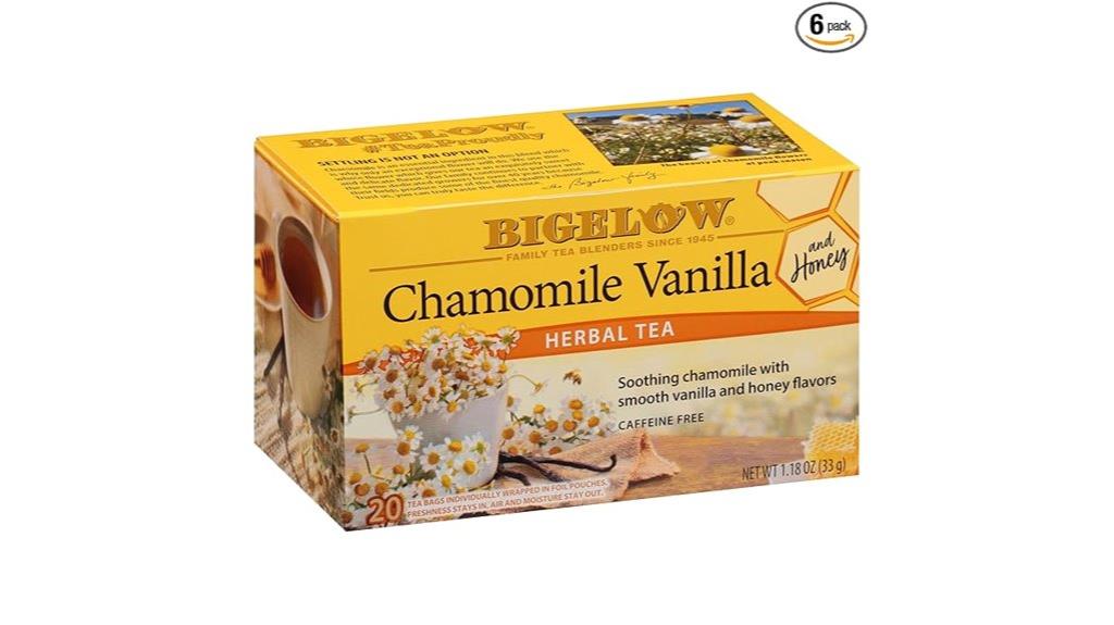 chamomile vanilla honey tea