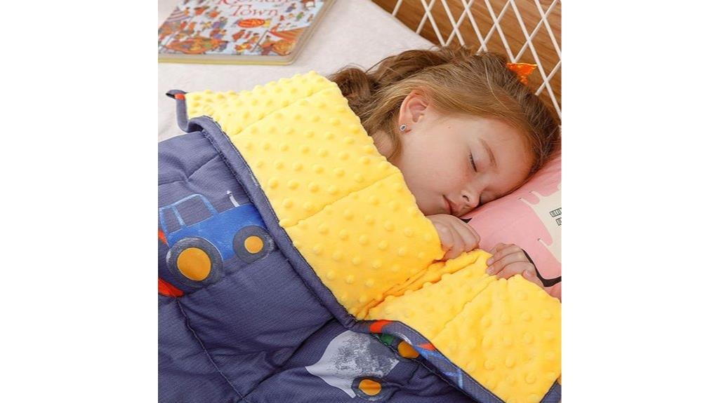 child s reversible weighted blanket