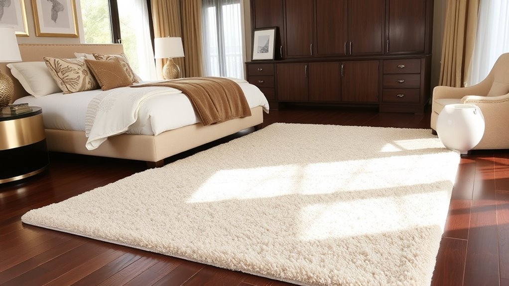 choosing the perfect bedroom rug
