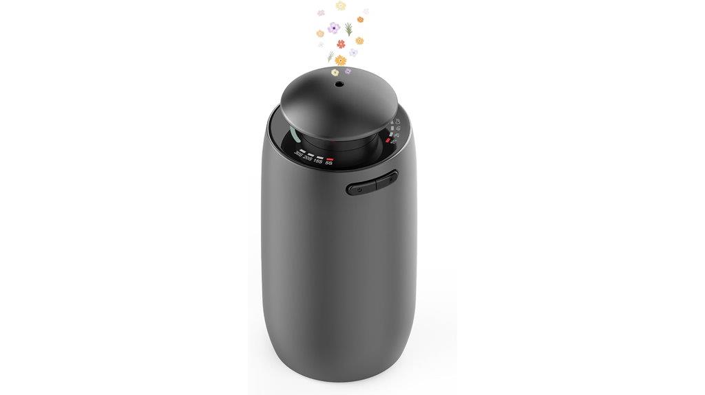 cold air diffuser with timer