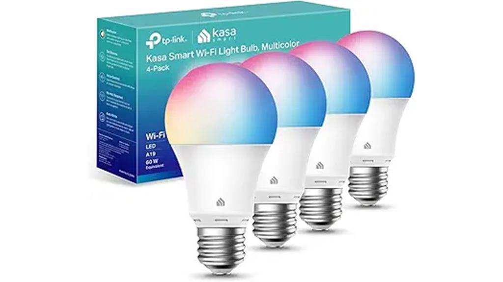 colorful wifi dimmable bulbs