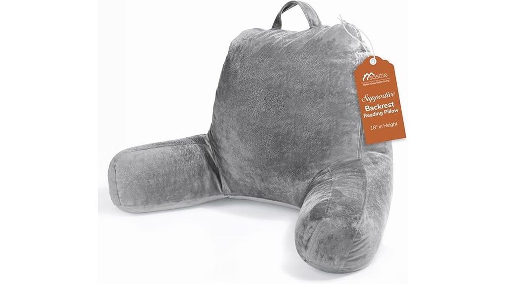 comfortable bed sitting pillow