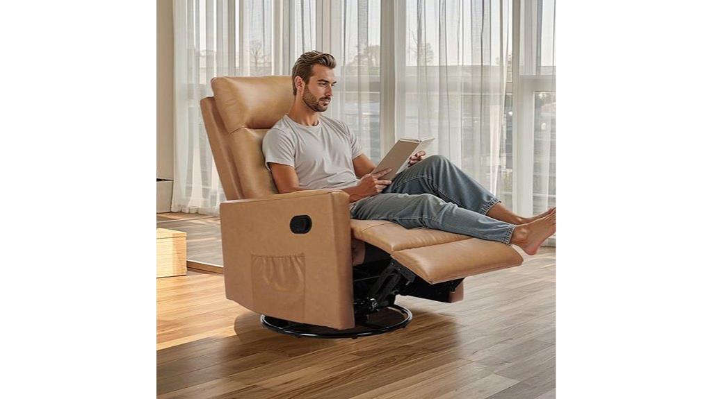 comfortable swivel high back chair