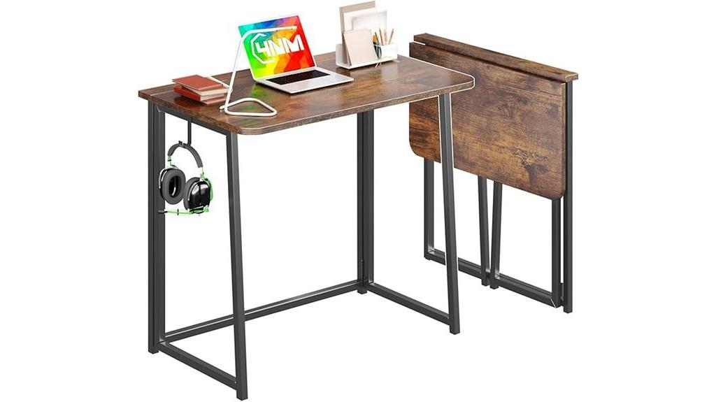 compact foldable desk