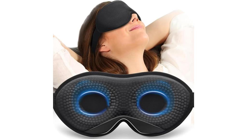 contoured blackout sleep mask