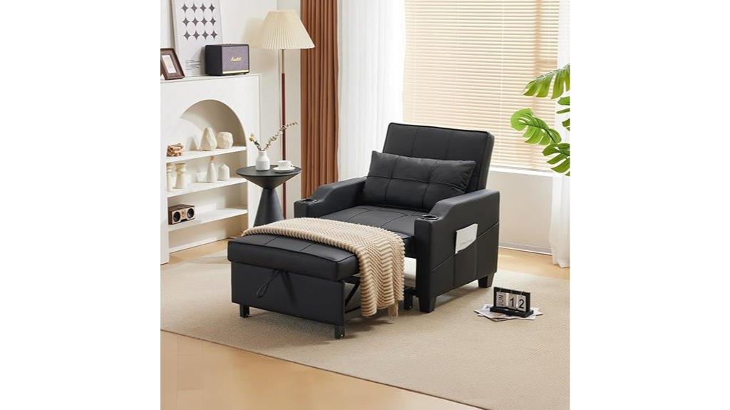 convertible 3 in 1 sleeper chair